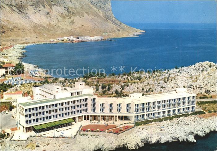 Palermo Sicilia Mondello Splendig Hotel La Torre Fliegeraufnahme