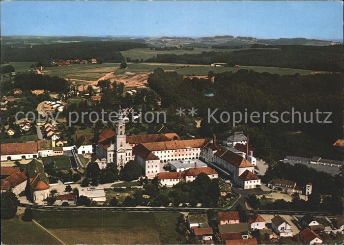 Aldersbach Fliegeraufnahme Zisterzienser Abteikirche