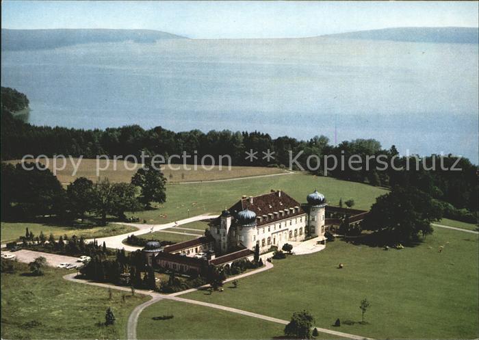 Bernried Starnberger See Fliegeraufnahme Klinik Hoehenried LVA Oberbayern