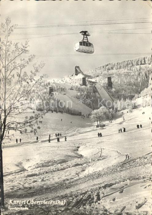 Oberwiesenthal Erzgebirge Seilbahn Sprungschanze