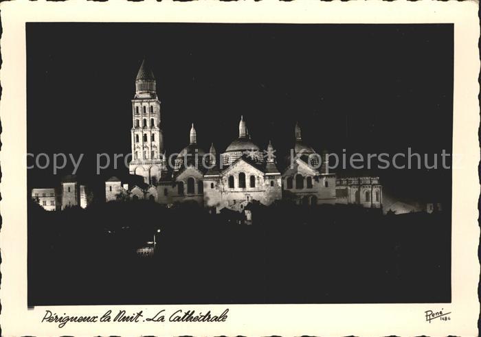 Perigneux bei Nacht Cathedrale
