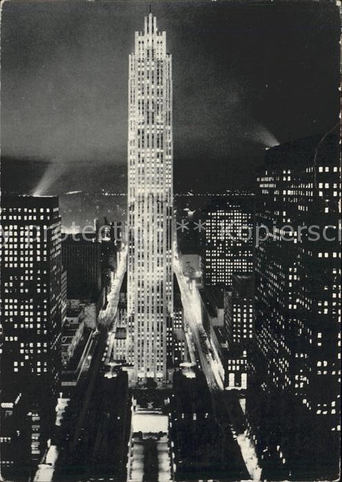 Boston Massachusetts Hochhaeuser bei Nacht