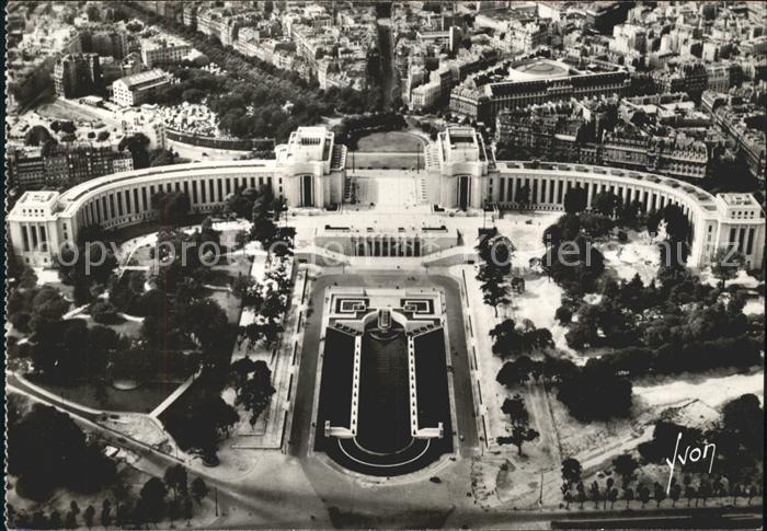 Paris Palais de Chaillot Fliegeraufnahme