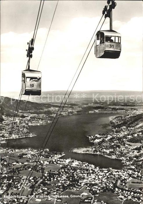Rottach-Egern Seilbahn mit Bad Wiessee Tegernsee Gmund