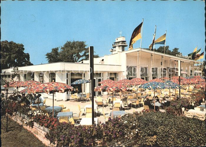 Essen Ruhr Hauptgaststaette Grosser Blumenhof Terrasse Grugapark