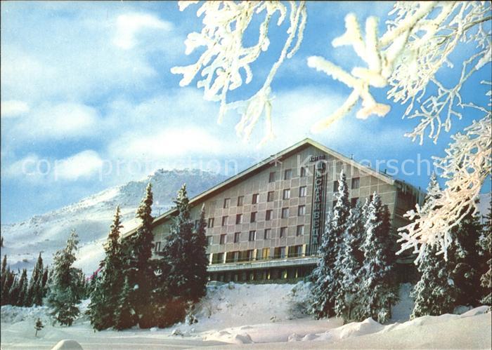 Bulgarien Volkspark Witoscha Hotel Schtastliveza Winterpanorama