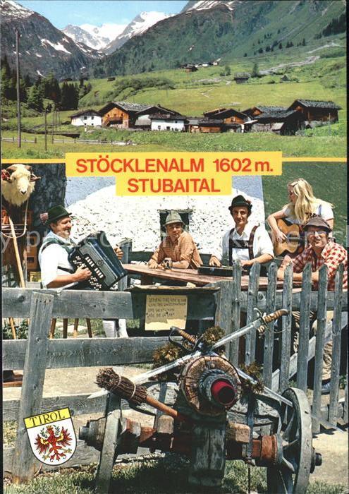 Stubaital Stoecklenalm Alpen Wappen