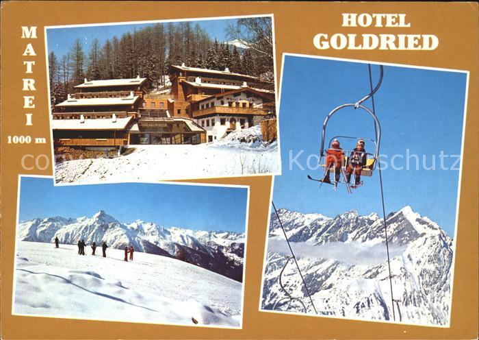 Matrei Osttirol Hotel Goldried Wintersportplatz Sessellift