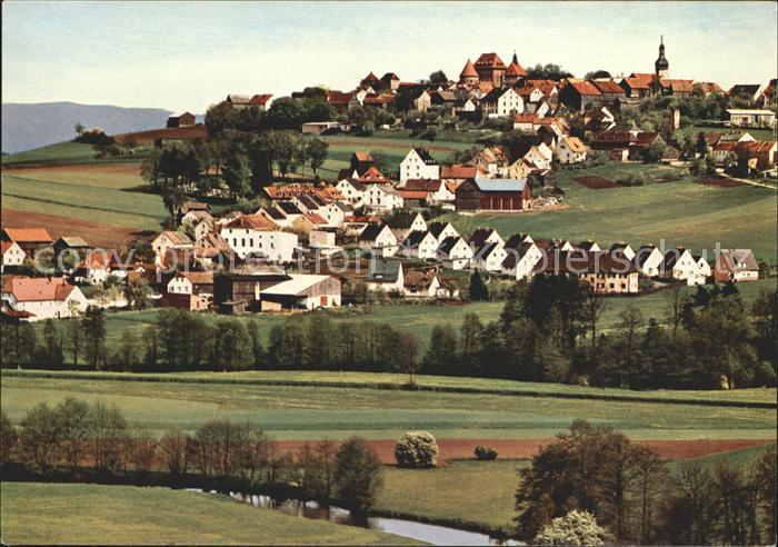 Hohenberg Eger Gesamtansicht Burg Hohenberg Heimstaette des Sudd. Sozialwerkes