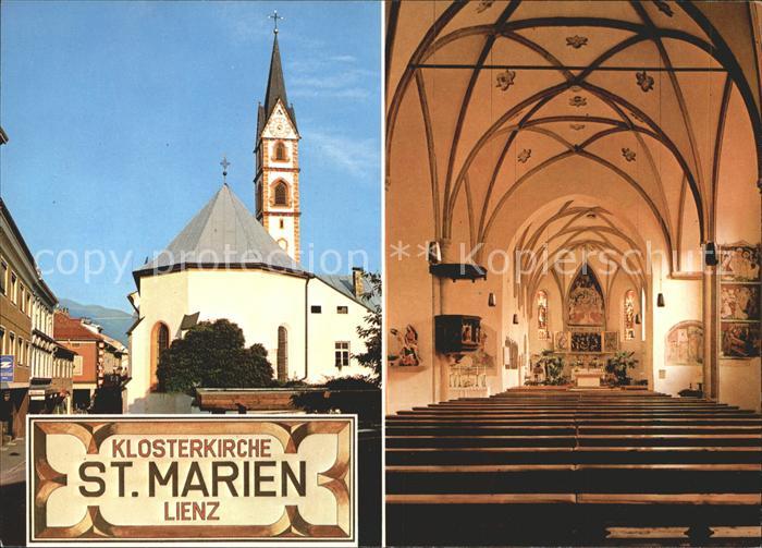 Lienz Tirol Klosterkirche St Marien 14. Jhdt. Fresken Wandmalerei