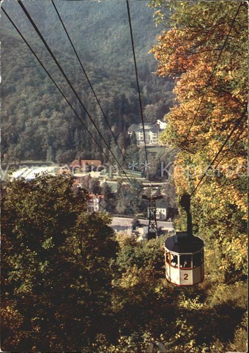 Bad Harzburg Bergbahn zum Burgberg Herbststimmung