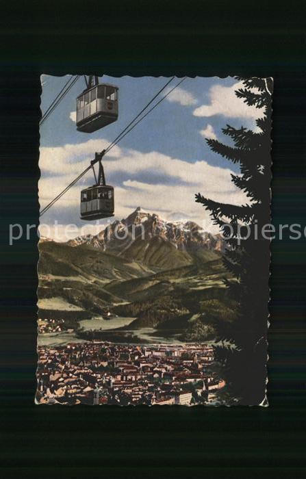 Innsbruck Nordkettenbahn Wagenkreuzung Alpenpanorama