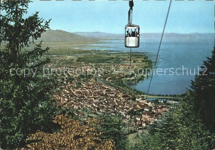 Bregenz Vorarlberg Panorama Bodensee Schweizer Alpen Pfaenderbahn Bergbahn