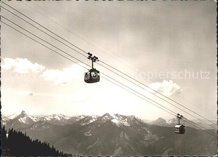 Rottach-Egern Wallbergbahn Alpenpanorama