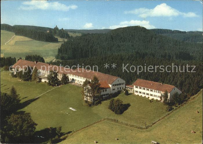 Isny Allgaeu Sportsanatorium Kuranstalt Fliegeraufnahme