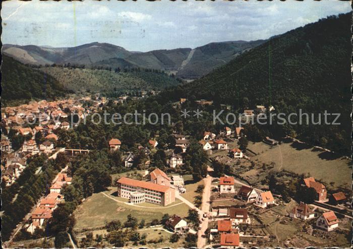 Bad Lauterberg Blick auf Kneipp Kurklinik Heilbad Fliegeraufnahme