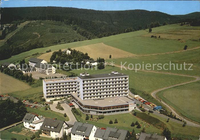 Willingen Sauerland Hochsauerlandklinik Fliegeraufnahme
