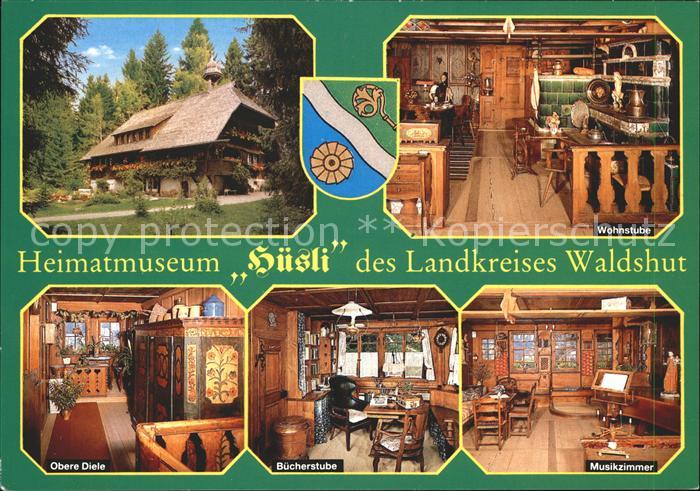 Rothaus Grafenhausen Heimatmuseum Huesli Stube Musikzimmer Wappen