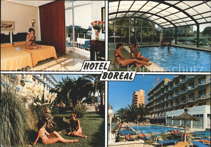 Playa de Palma Mallorca Hotel Boreal Liegewiese Hallenbad Swimming Pool