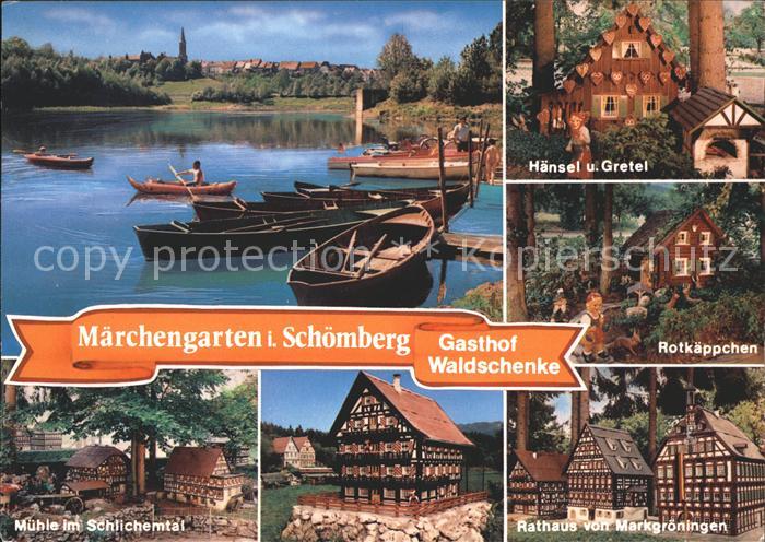 Schoemberg-Schoerzingen Gasthof Waldschenke am Stausee Maerchengarten