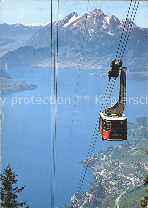 Bergbahn Luftseilbahn Weggis Rigi Kaltbad