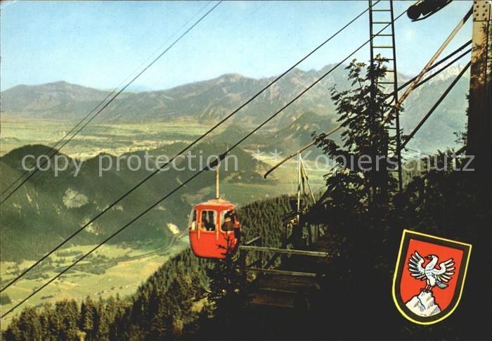 Pfronten Ostallgaeu Bayern Panorama Hoehenluftkurort Breitenbergbahn Bergstation