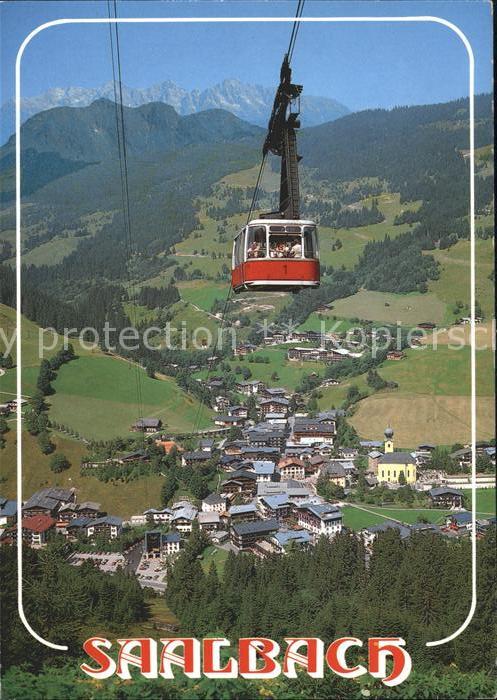 Saalbach-Hinterglemm Seilbahn zum Schattberg Panorama Hoehenluftkurort