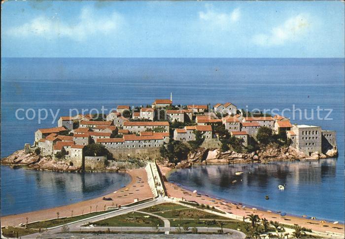 Sveti Stefan Fliegeraufnahme