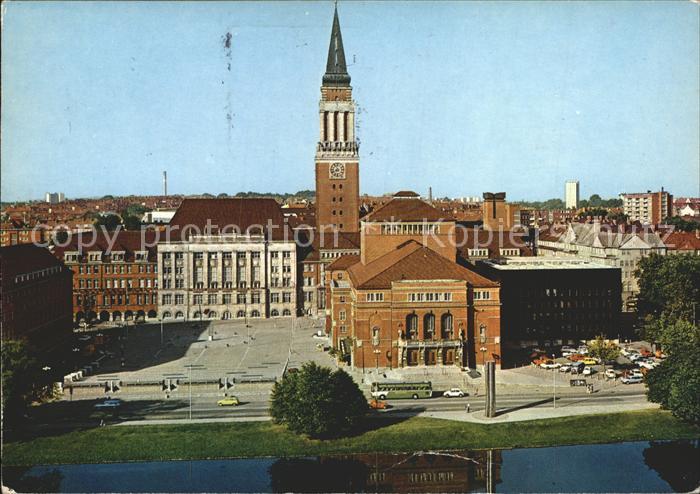KIEL  CITY Rathaus und Stadttheater