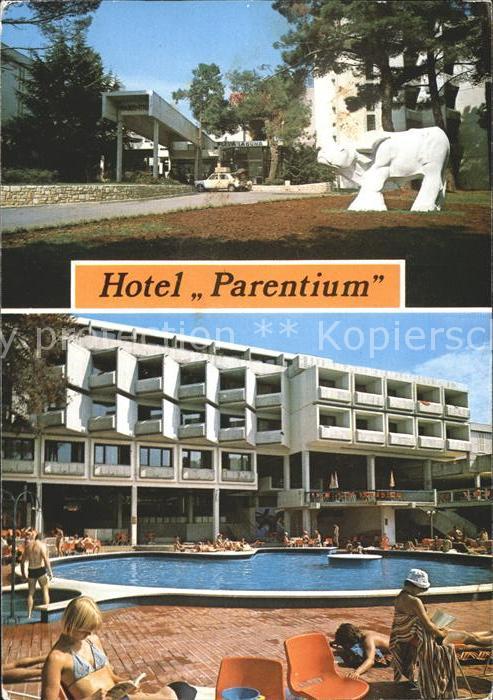 Porec Hotel Parentium Skulptur Swimming Pool Plava Laguna