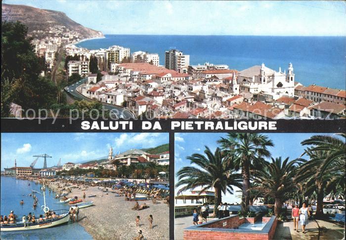 Pietraligure Panorama Riviera delle Palme Strand