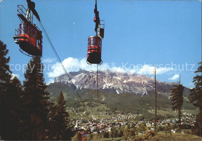 Cortina d Ampezzo Funivia Cortina Faloria Drahtseilbahn