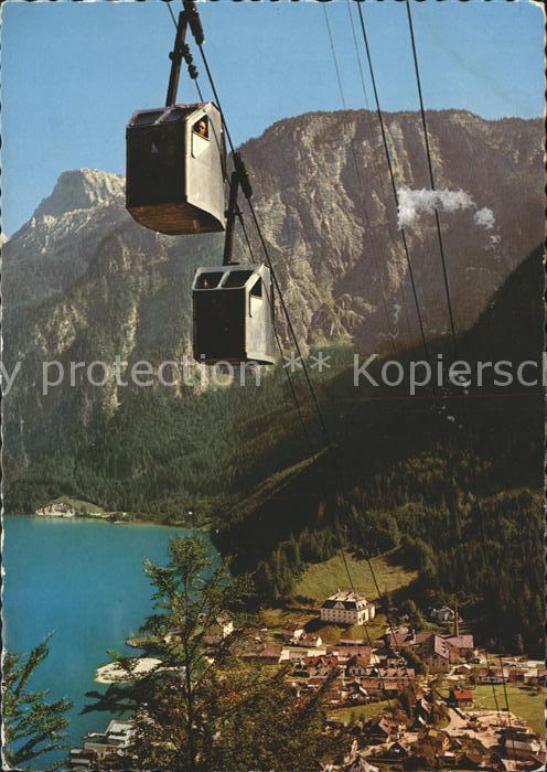 Hallstatt Austria Salzbergbahn Krippenstein Dachsteinmassiv Hallstaetter See
