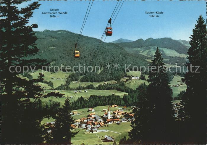 Riezlern Kleinwalsertal Vorarlberg Kanzelwandbahn Sommerpanorama