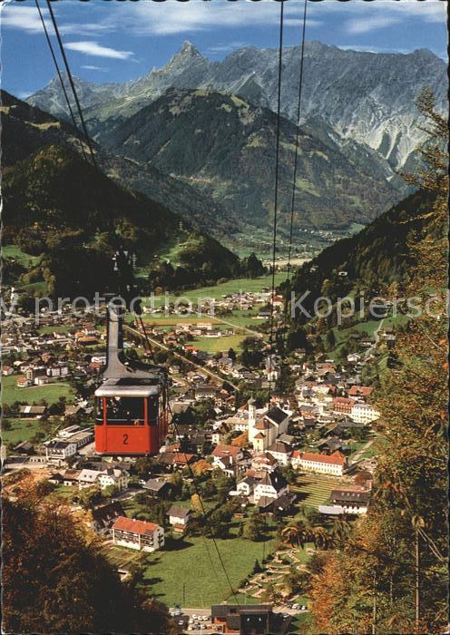 Schruns Vorarlberg Hochjochseilbahn Zimba Kurort Sommerpanorama Alpen