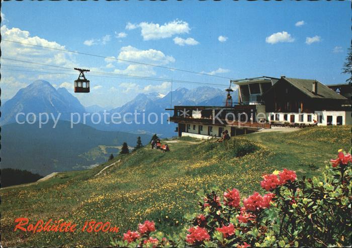 Seefeld Tirol Rosshuette Hohe Munde Zugspitze Alpenflora Bergbahn
