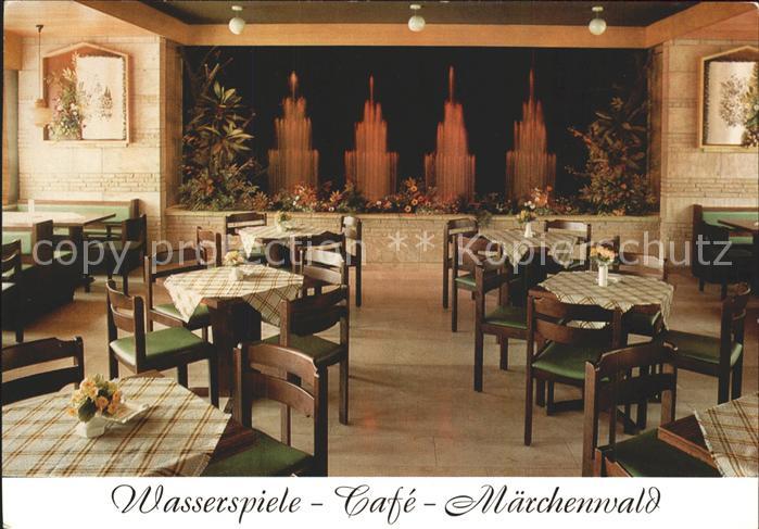 Bad Koenigshofen Wasserpiele Cafe Maerchenwald