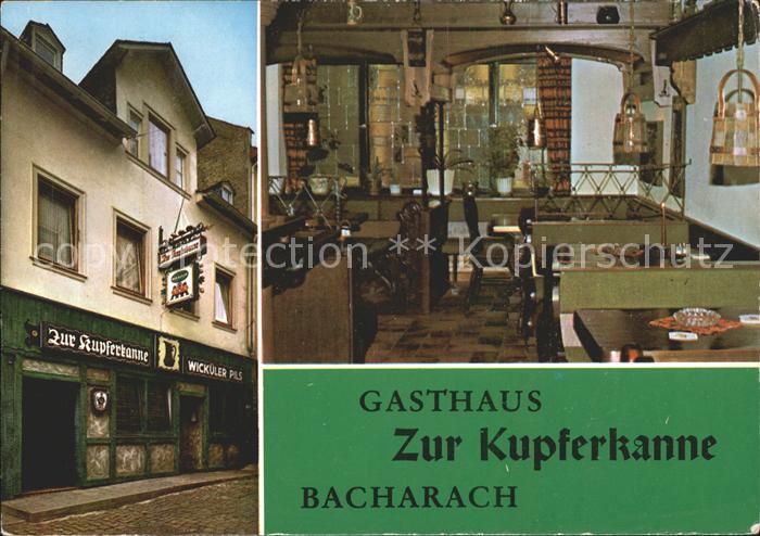 Bacharach Rhein Gasthaus Zur Kupferkanne