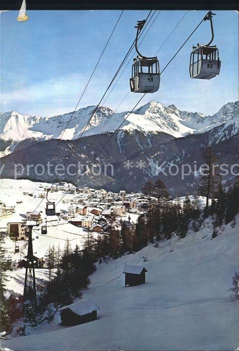 Serfaus Tirol Seilbahn mit Oberinntal