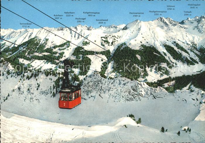 Mittelberg Kleinwalsertal Seilbahn