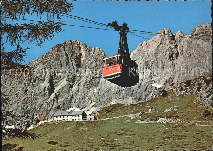 Ramsau Dachstein Steiermark Suedwandhuette Seilbahn