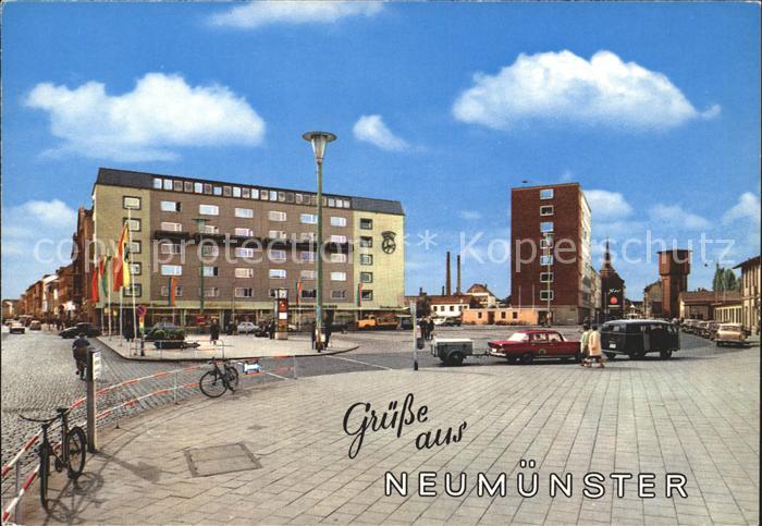 Neumuenster Schleswig-Holstein Bahnhofsplatz