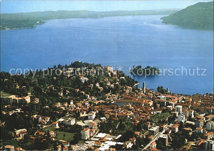Pallanza Fliegeraufnahme Lago Maggiore