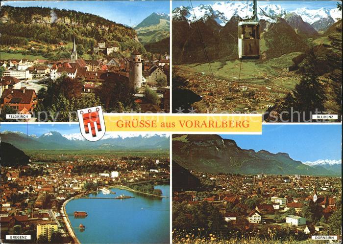 Vorarlberg Seilbahn Bludenz Dornbirn Bregenz Feldkirch