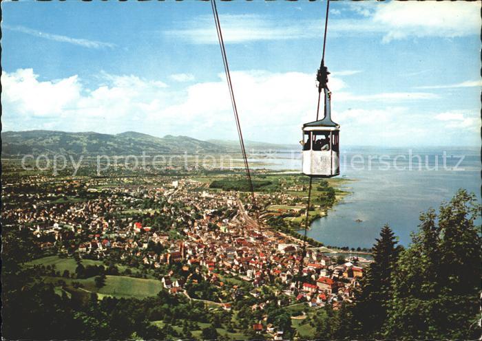 Bregenz Vorarlberg Pfaenderbahn Bodensee