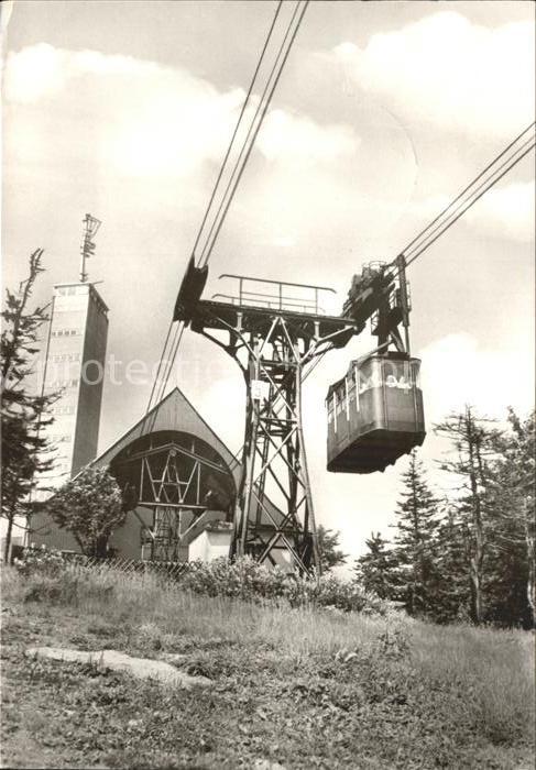 Oberwiesenthal Erzgebirge Seilbahn zum Fichtelberg