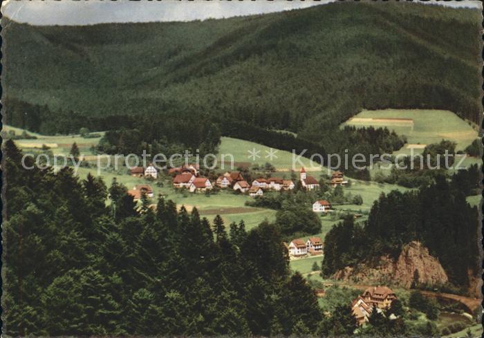 Schwarzenberg Murgtal Fliegeraufnahme