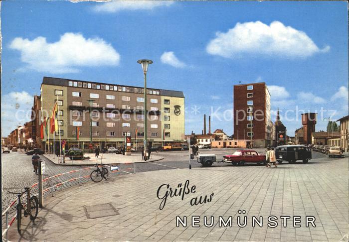 Neumuenster Schleswig-Holstein Bahnhofsplatz