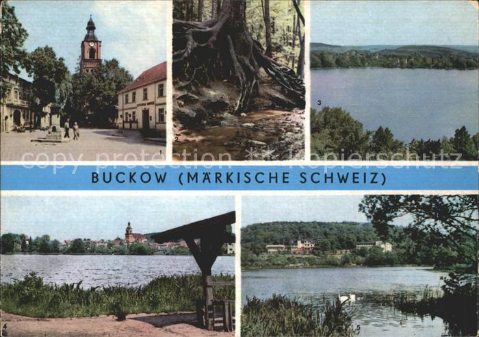 Buckow Maerkische Schweiz Markt Schermuetzelsee Buckowsee Griepensee