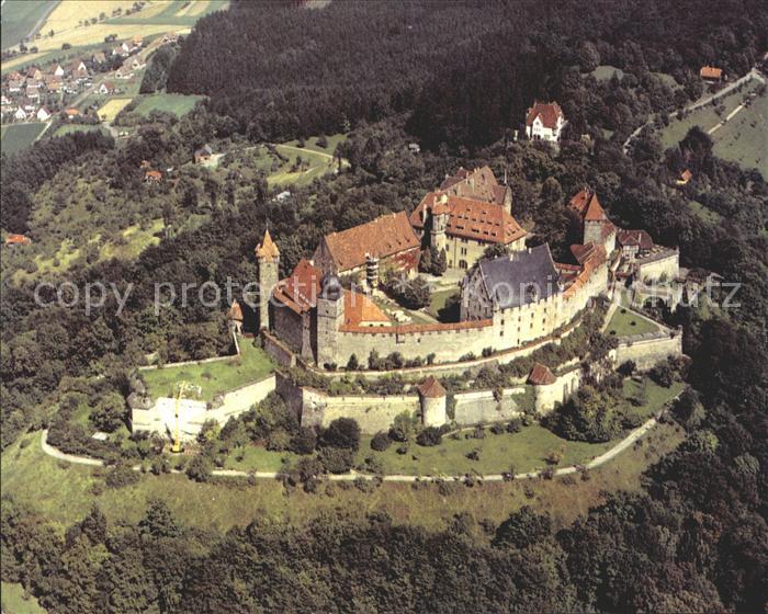 Coburg Bayern Fliegeraufnahme Veste Museum mit Lutherzimmer